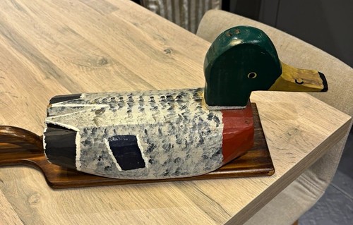 Antique dutch wooden duck - antique,