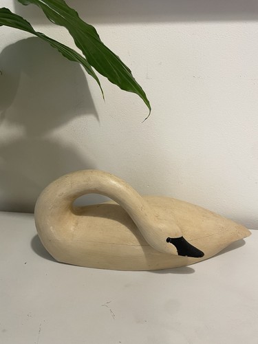 Vintage decoy swan folk - decoy, art