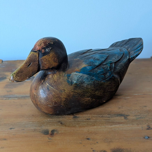Hand painted carved - hand-painted, antique