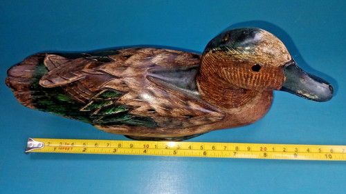 Lovely vintage wooden decoy - lovely,