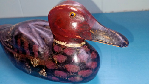 Lovely vintage wooden decoy - lovely,