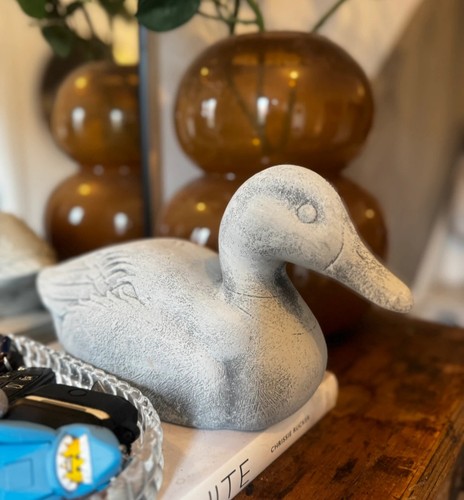 Large vintage style duck decoy - duck,