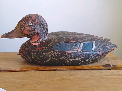 Antique hand carved painted - antique,