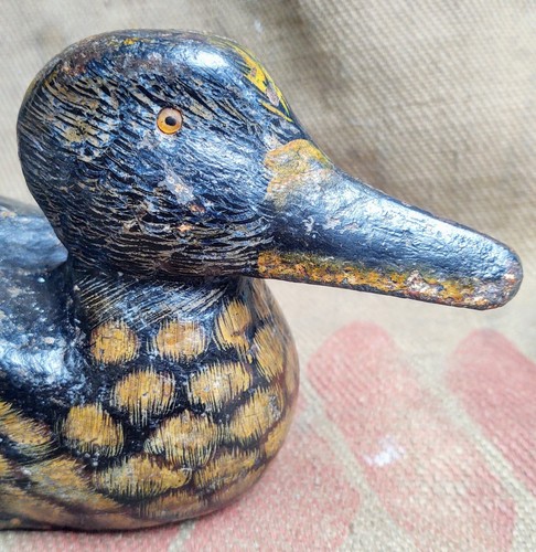 Rare victorian cast iron decoy - rare,