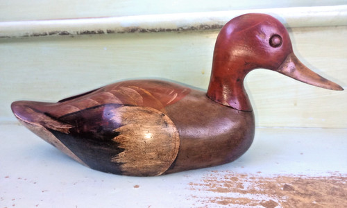 Lovely vintage wooden decoy - vintage,