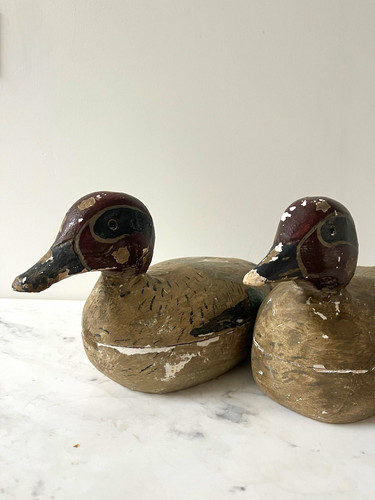 Antique duck decoys venetian - antique,