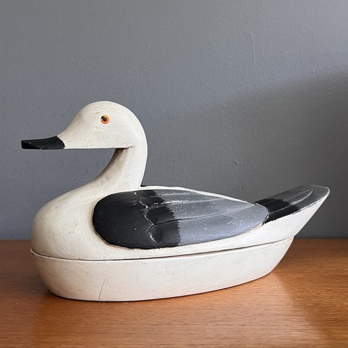 Wooden bird seagull duck - wooden,