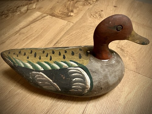 1960 hand painted decoy - painted,
