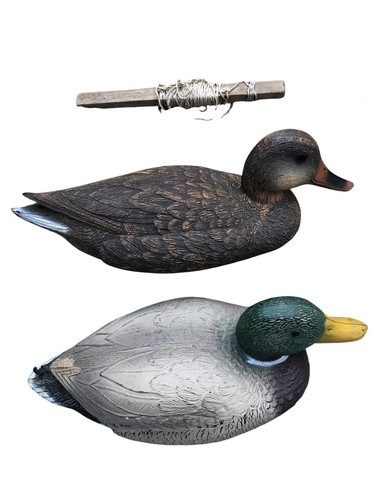 Pair decoy vintage mallard - pair,