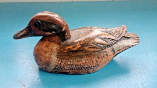 Lovely vintage wooden decoy - vintage,