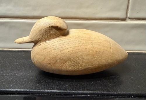 Vintage hand carved wooden - carved,
