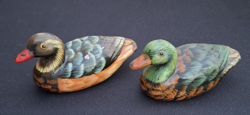 Vintage handpainted clay - handpainted,