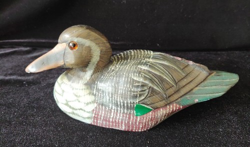 Small decoy duck replica - duck,, in