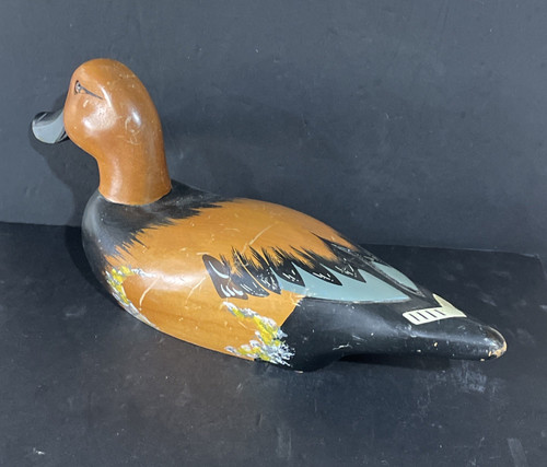 Vintage handmade wooden decoy - vintage,