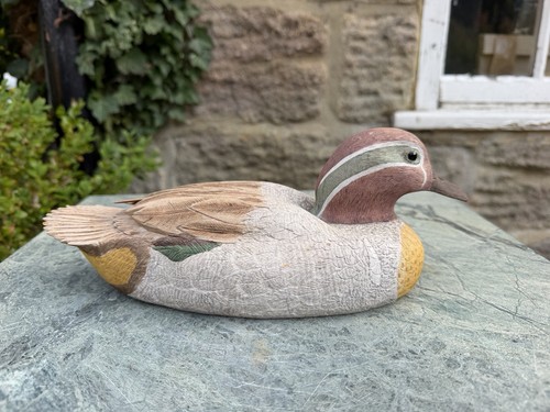 Hand carved wooden - hand, decoy