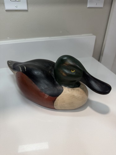 Vintage hand painted wood - painted,